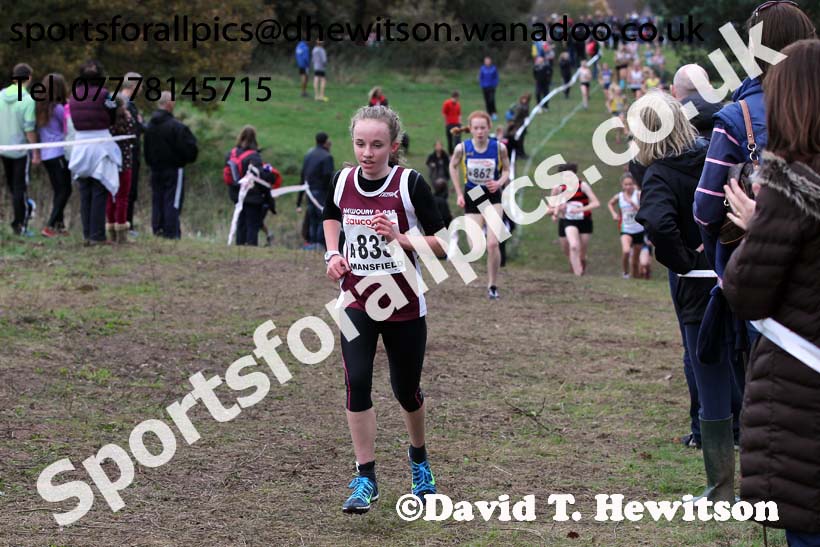 Girls under-15s National Cross Country Relays. Photo: David T. Hewitson/Sports for All Pics